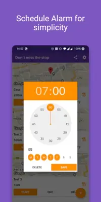 Don't miss the stop (Location android App screenshot 3